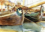 Boats Venice by John Singer Sargent